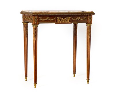 Lot 420 - A French Mahogany and Ormolu-Mounted Louis...