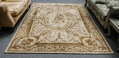 Lot 1112 - A Gooch Oriental Carpets, machine made cream...