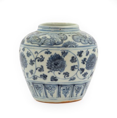 Lot 115 - A Chinese Porcelain Jar, late Ming Dynasty, of...