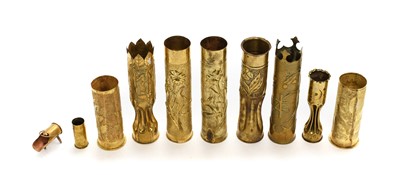 Lot 2124 - A Collection of Ten First World War Trench Art...