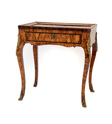 Lot 402 - A French Louis XV Style Walnut, Marquetry and...