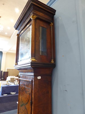 Lot 685 - A Walnut Marquetry Eight Day Longcase Clock,...