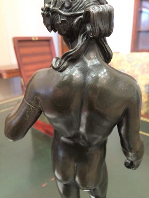 Lot 316 - After the Antique: A Bronze Figure of Bacchus,...