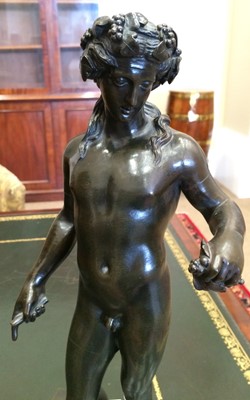 Lot 316 - After the Antique: A Bronze Figure of Bacchus,...