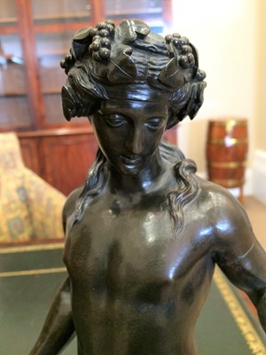 Lot 316 - After the Antique: A Bronze Figure of Bacchus,...