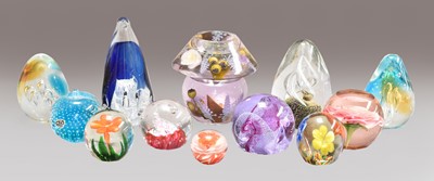 Lot 63 - Thirty-eight various paperweights, including...