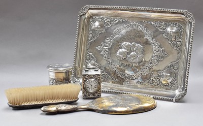 Lot 45 - A Victorian Silver Dressing Table Service, by...