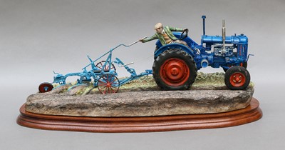 Lot 1010 - Border Fine Arts 'At The Vintage' (Fordson E27N Tractor)