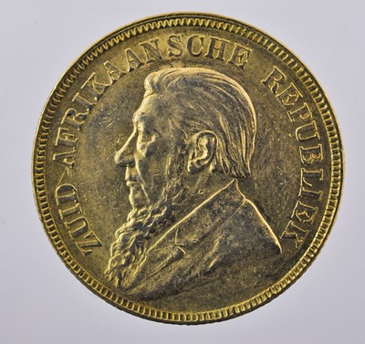 Lot 424 - South African Republic, Gold Pond 1893, obv....