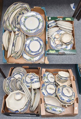 Lot 403 - A Royal Doulton Merryweather part dinner...