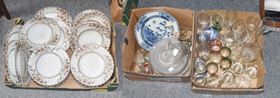 Lot 325 - A early 20th century dessert service with...