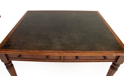 Lot 268 - A Victorian Mahogany Library Writing Table,...