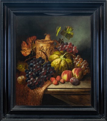 Lot 1060 - William H Smith (fl.1863-1884) Still life with...