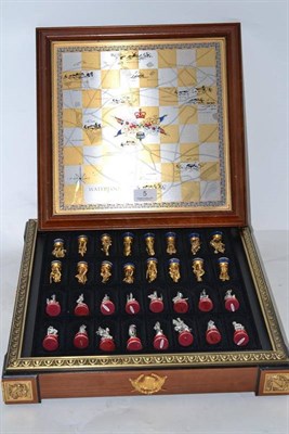 Lot 5 - Franklin Mint chess set and case