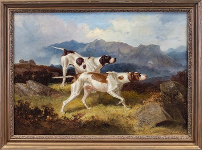 Lot 1042 - P* Herbert (19th century) Two pointers in a...