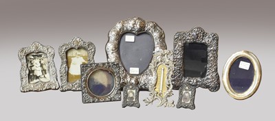 Lot 117 - Nine various Victorian and later silver...