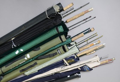 Lot 14 - A Group of Fly Fishing Rods