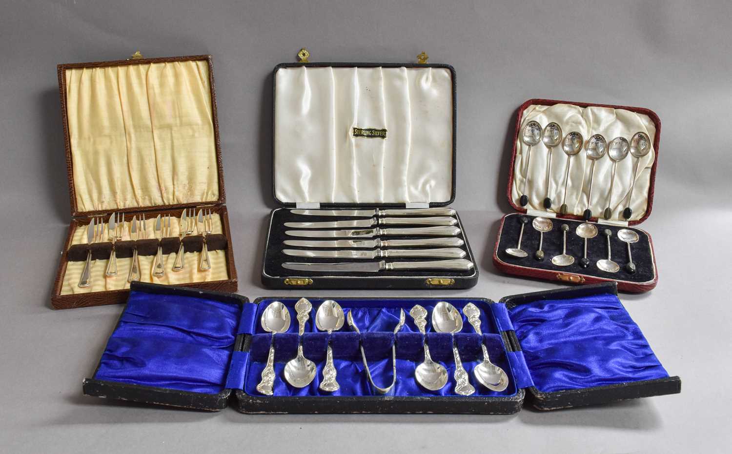 Lot 40 - A collection of assorted silver and silver...