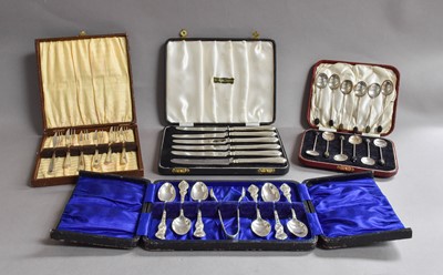 Lot 40 - A collection of assorted silver and silver...