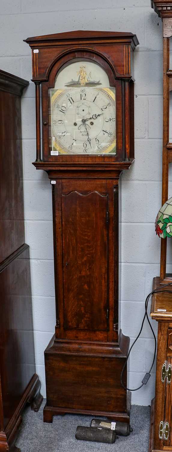 Lot 1377 - An eight day longcase clock, signed Jas Potts,...