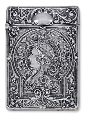 Lot 2217 - An Edward VII Silver Card-Case