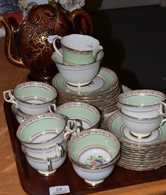Lot 24 - Tea set and Cadogan teapot