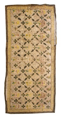 Lot 240 - A Needlework Panel, probably English, 17th...