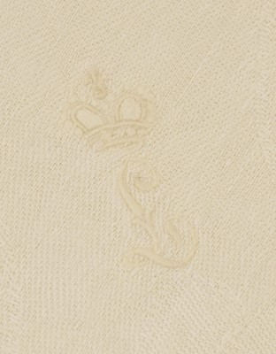 Lot 2032 - Composite Collection of White Linen Damask...