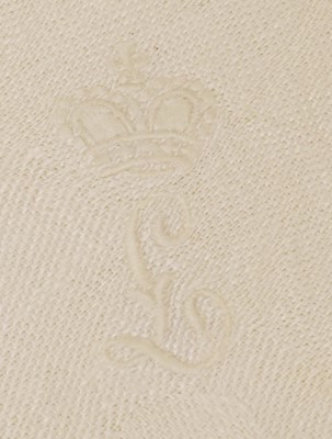 Lot 2032 - Composite Collection of White Linen Damask...