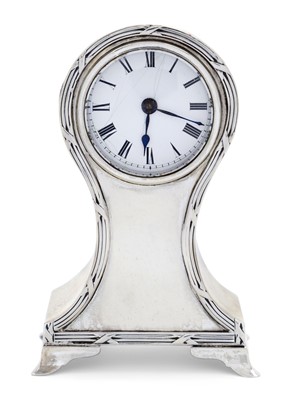 Lot 2269 - An Edward VII Silver Timepiece