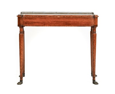 Lot 857 - A Regency Satinwood and Tulipwood-Banded...