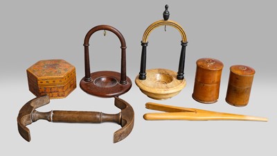 Lot 82 - A collection of 19th century Mauchline ware...