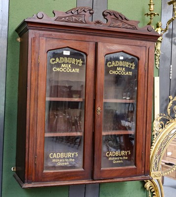 Lot 1257 - A Victorian mahogany bureau bookcase top with...