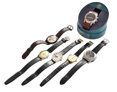 Lot 30 - A selection of gents wristwatches by Citizen...