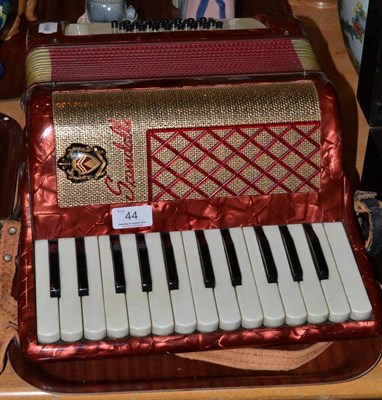 Lot 44 - A Scandalli 24 bass accordion