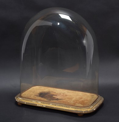 Lot 209 - Glass Domes: A Victorian Rectangular Glass...