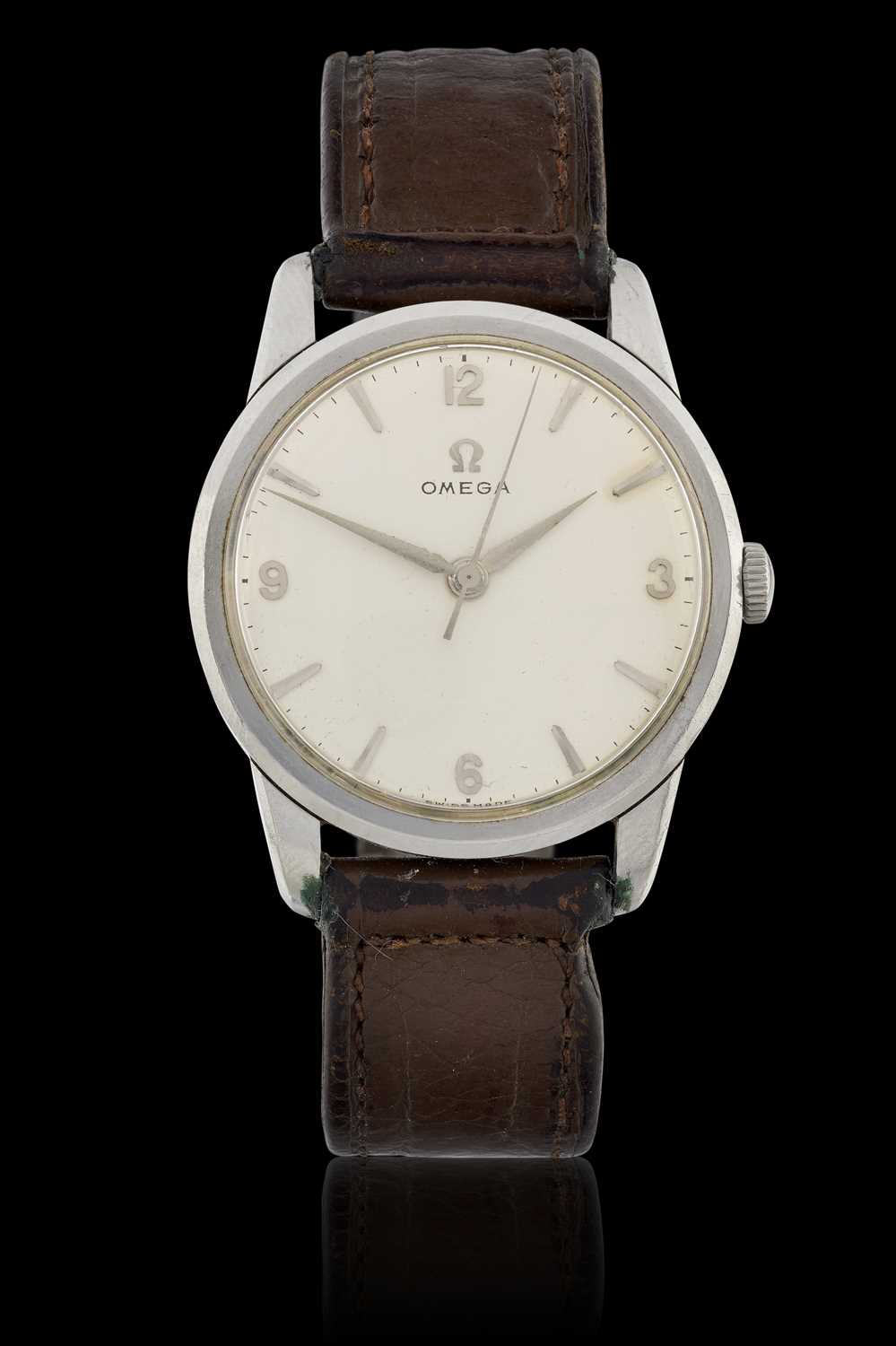 Lot 108 - Omega: A Stainless Steel Centre Seconds...