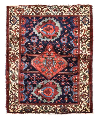 Lot 394 - Unusual Malayir Rug West Iran, circa 1930 The...