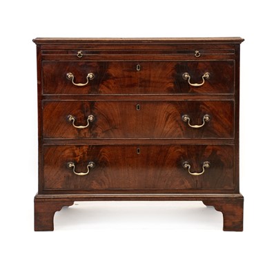Lot 252 - A George III Mahogany Straight Front Chest of...
