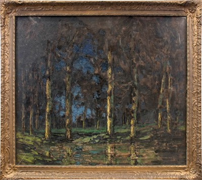 Lot 1075 - William Kiddier (1859-1934) "The Pond" Signed...