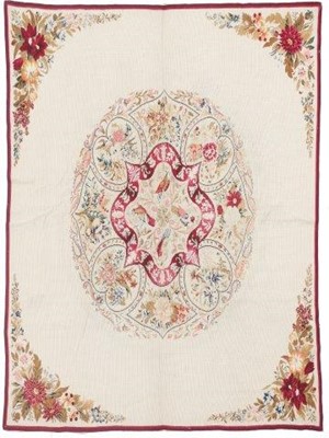 Lot 420 - Eastern European Needlepoint Rug, circa 1920...