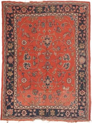 Lot 368 - Turkish Rug, 20th century The terracotta field...