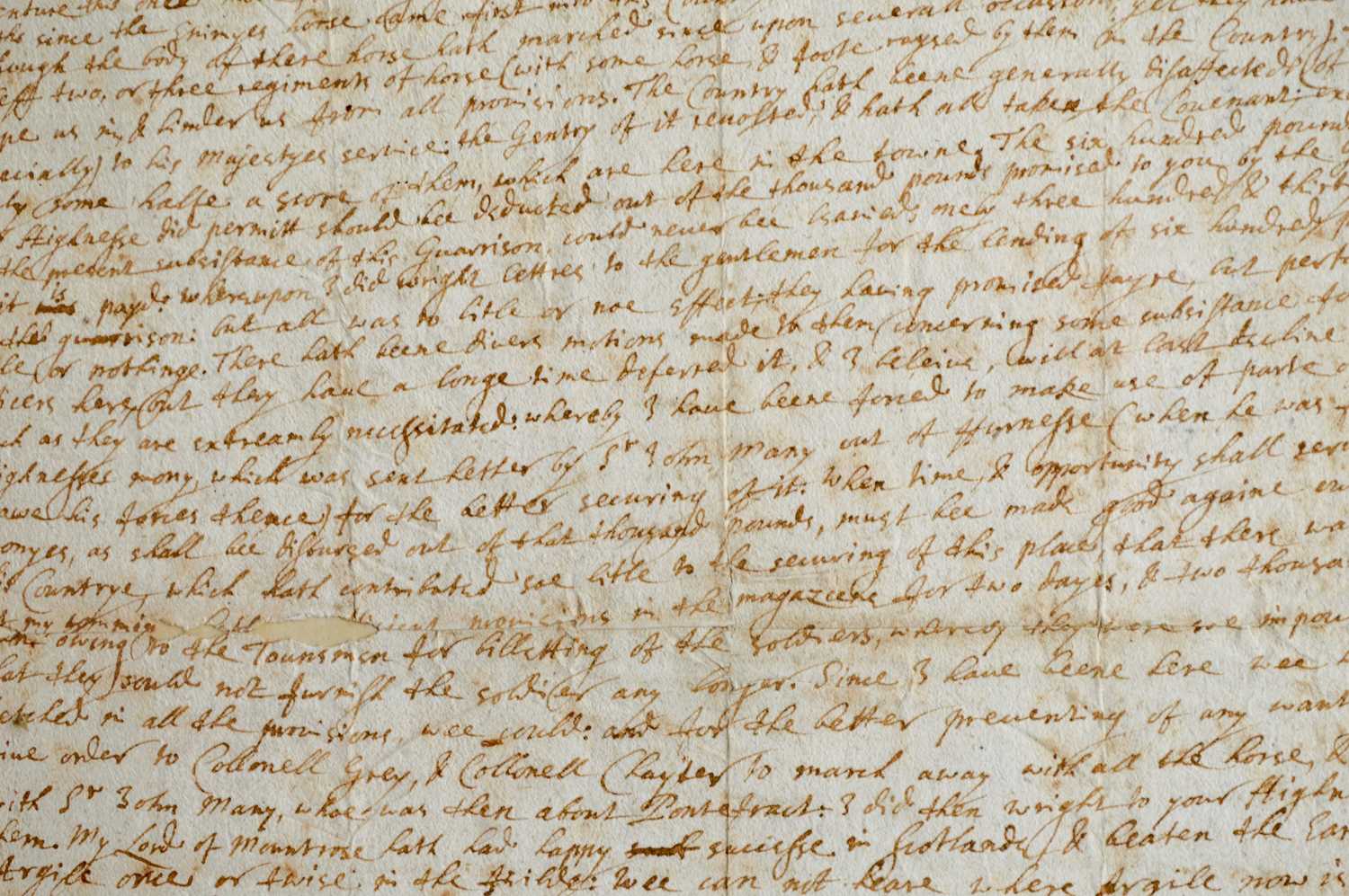 Lot 29 Carlisle Siege English Civil War Glemham