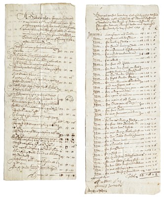 Lot 72 - Gloucestershire - Inventory 'A Schedule or...