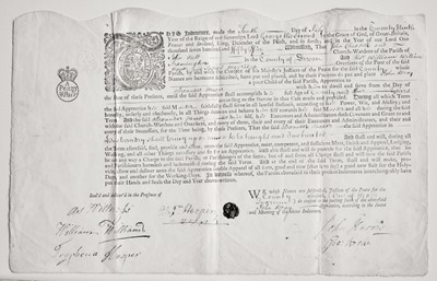 Lot 155 - Poor Law - Devon Warrant to the Constable of...