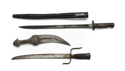 Lot 2316 - A Chinese Hudiedao (Butterfly Sword), one half...