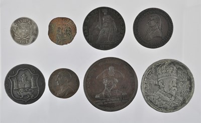 Lot 71 - 8 x Tokens and Medals, to include: York,...