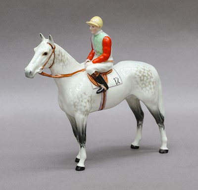 Lot 1132 - Beswick Horse and Jockey