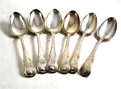 Lot 75 - Set of six Scottish silver spoons