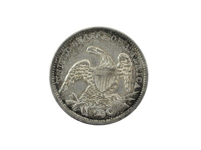 Lot 198 - USA, 'Liberty Cap' Quarter Dollar 1834, obv....